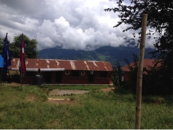 In the Photo: The Astam/Annapurna local public school. Photo Credit: Katherine Baxter