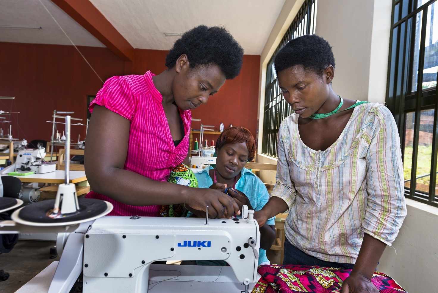 Sewing class WfWI Rwanda credit Alison Wright