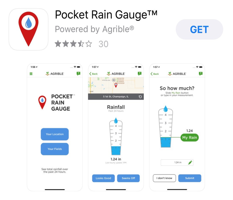 PocketRain Gauge App