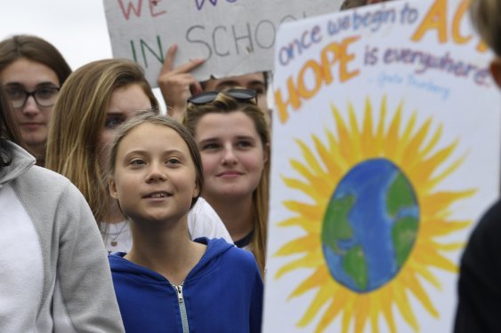 Swedish climate activist Greta Thunberg