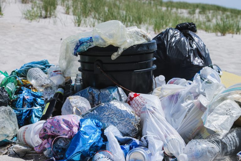 Rubbish in beach