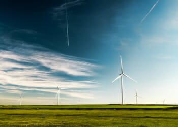 Wind Turbine Landscape to act against climate change