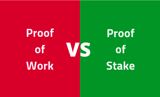 proof of stake vs proof of work model for blockchain that supports NFT