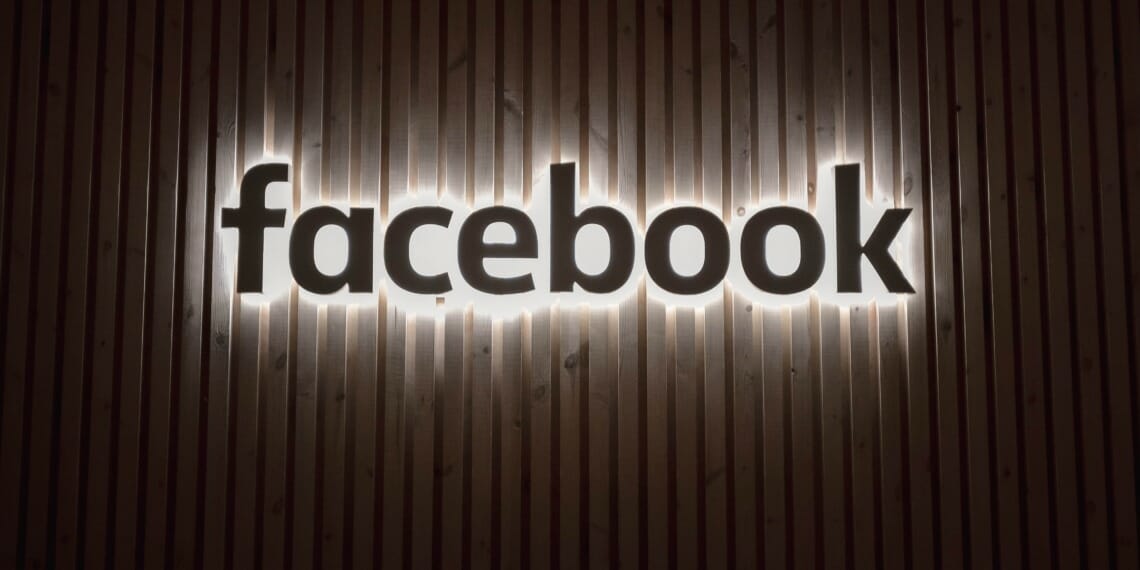 Facebook sign