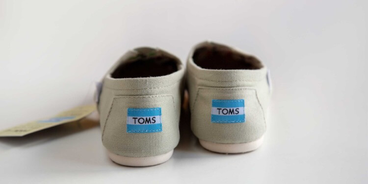 TOMS canvas shoes