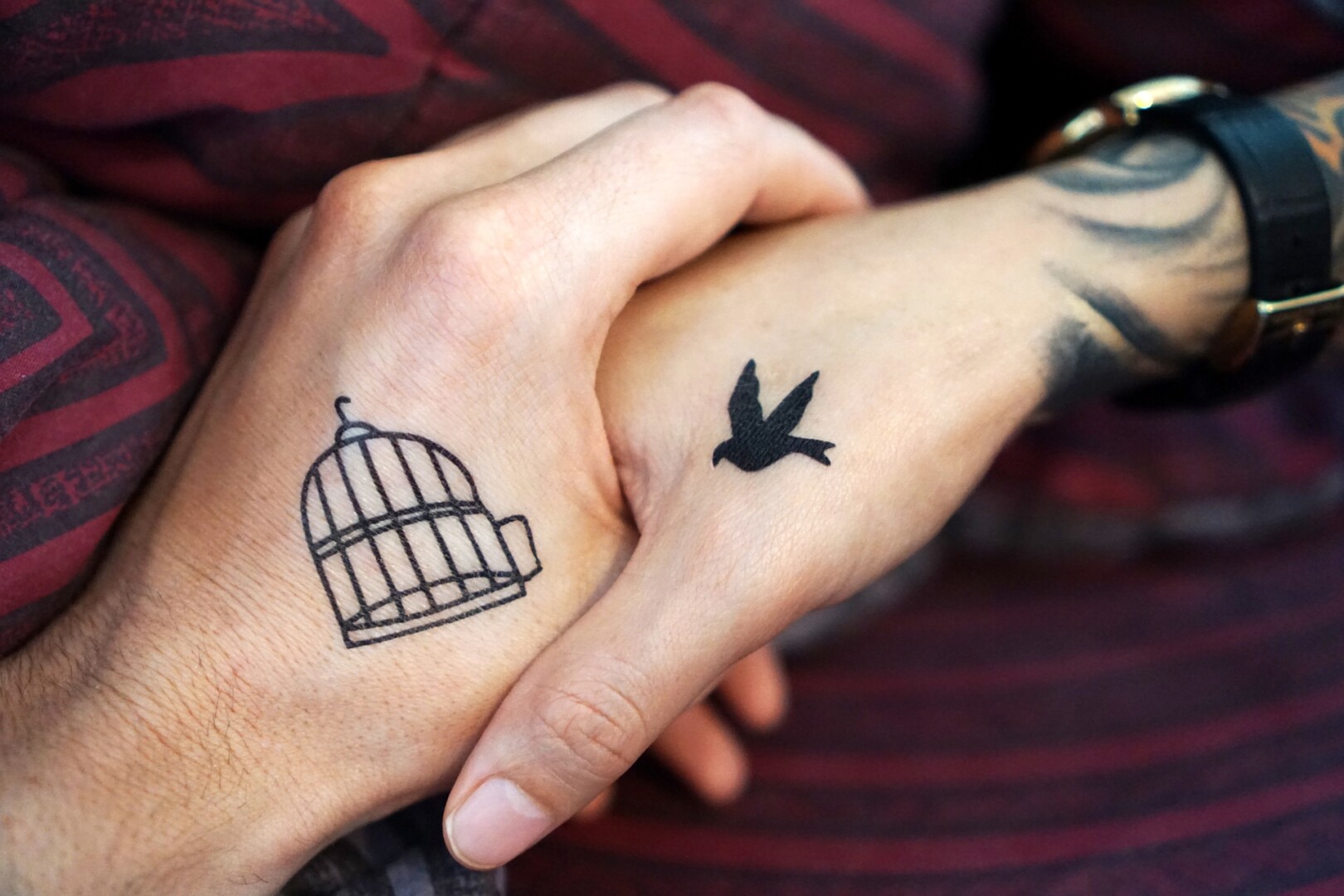 BIRD ANCHOR Temporary Tattoo - minilo Onlineshop