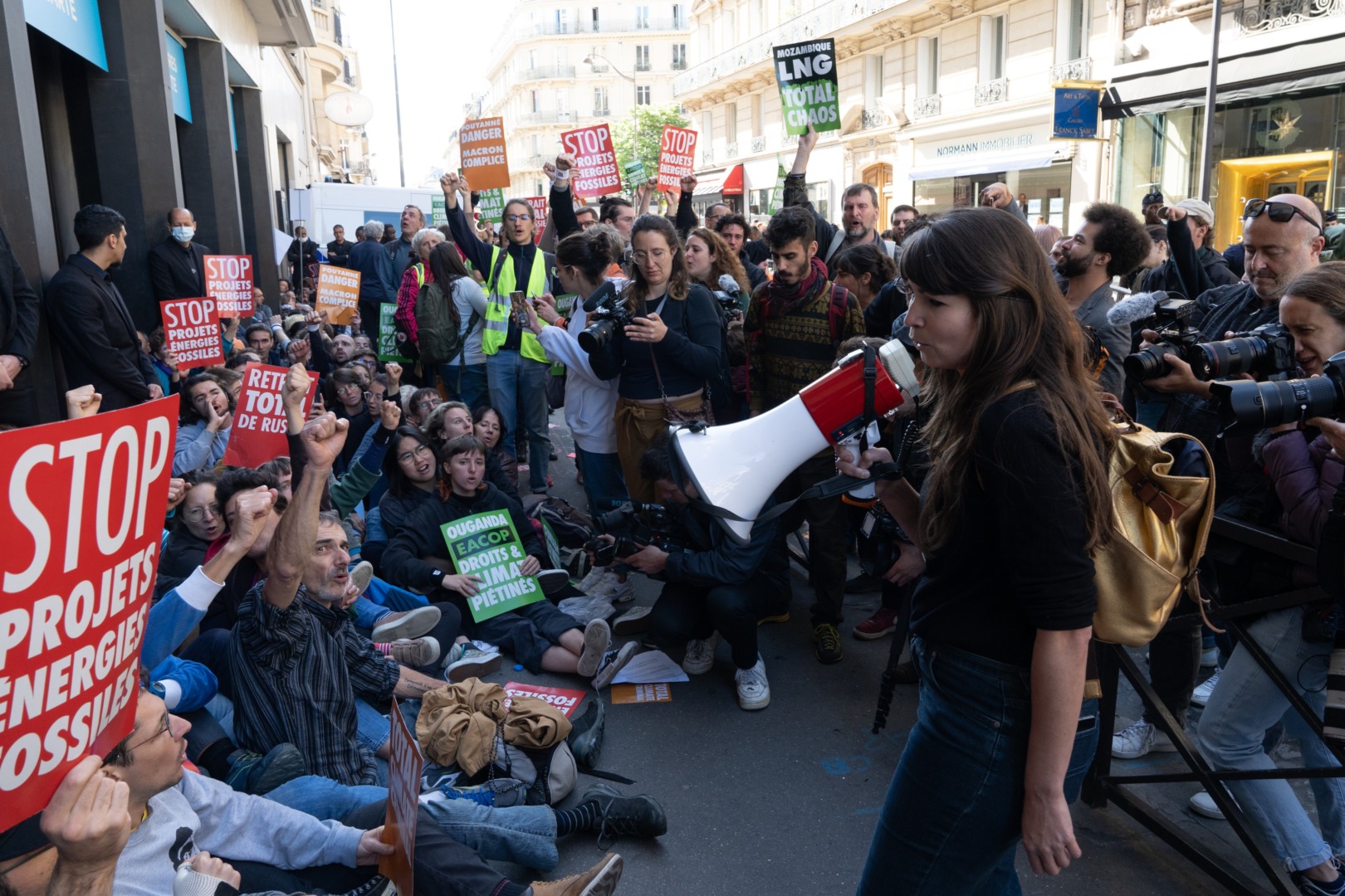 Hundreds of Climate Activists Protest Against TotalEnergies’ New Fossil ...