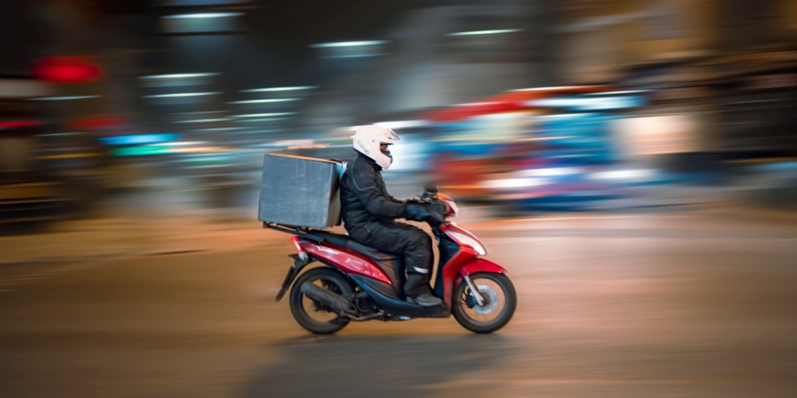 Motorbike rider