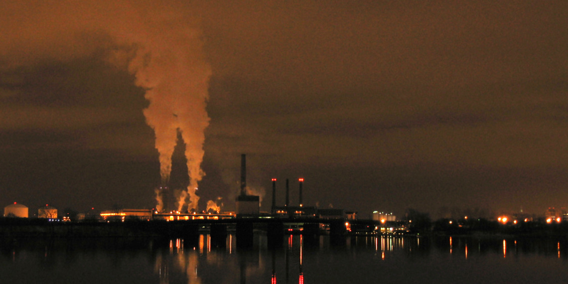Picture of a factory taken on January 1, 2006.