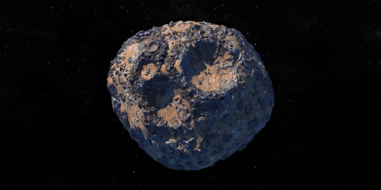 Space mining, an asteroid