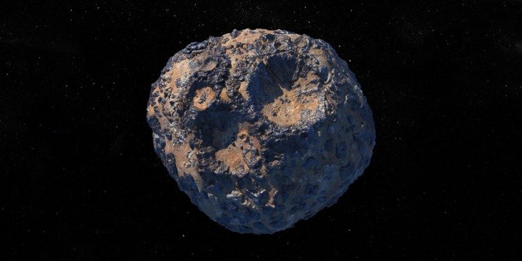 Space mining, an asteroid