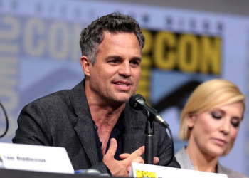 Mark Ruffalo speaking agasint climate change