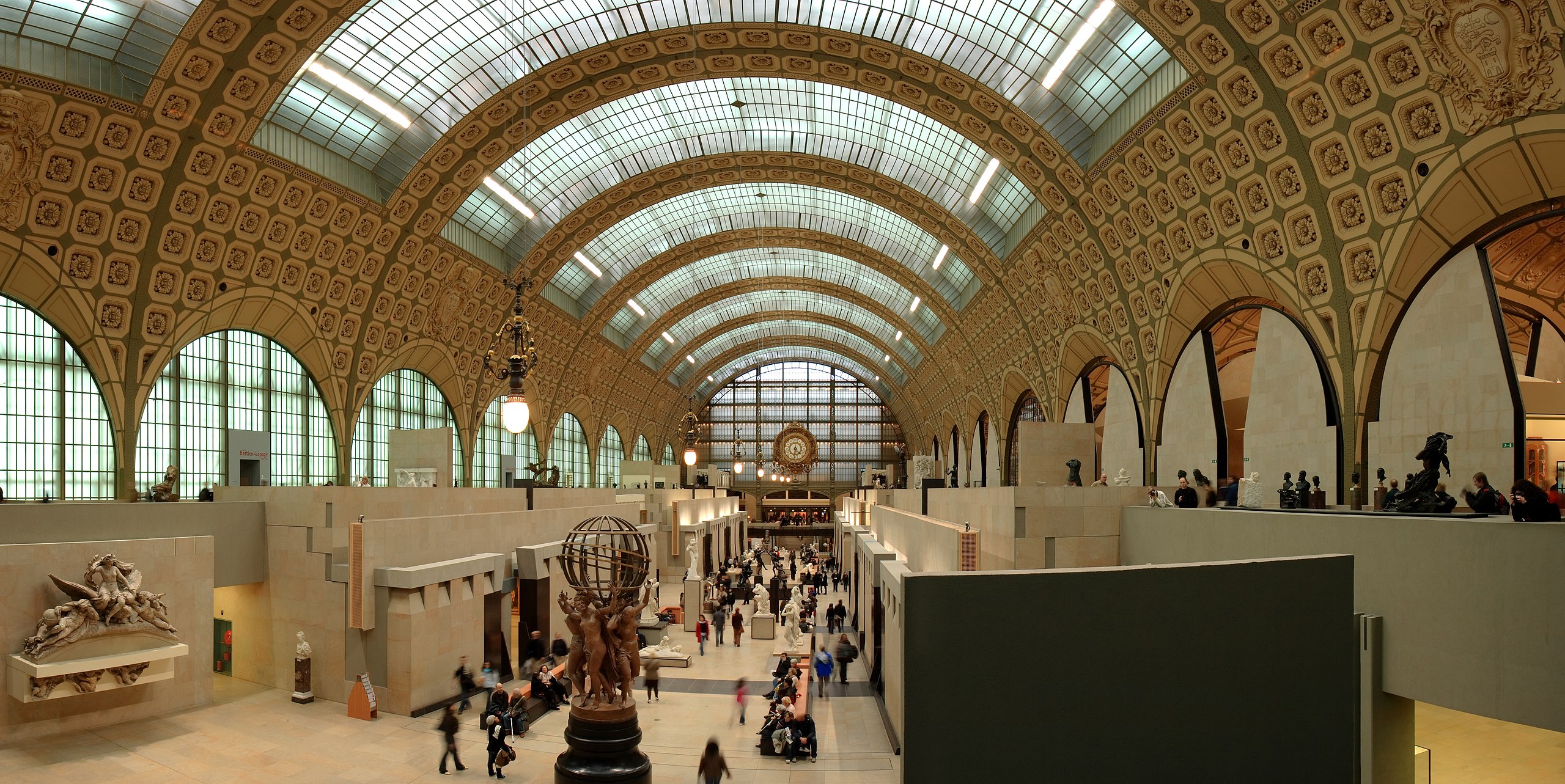 One gallery of the Musee d'Orsay that now exists as a virtual art exhibition