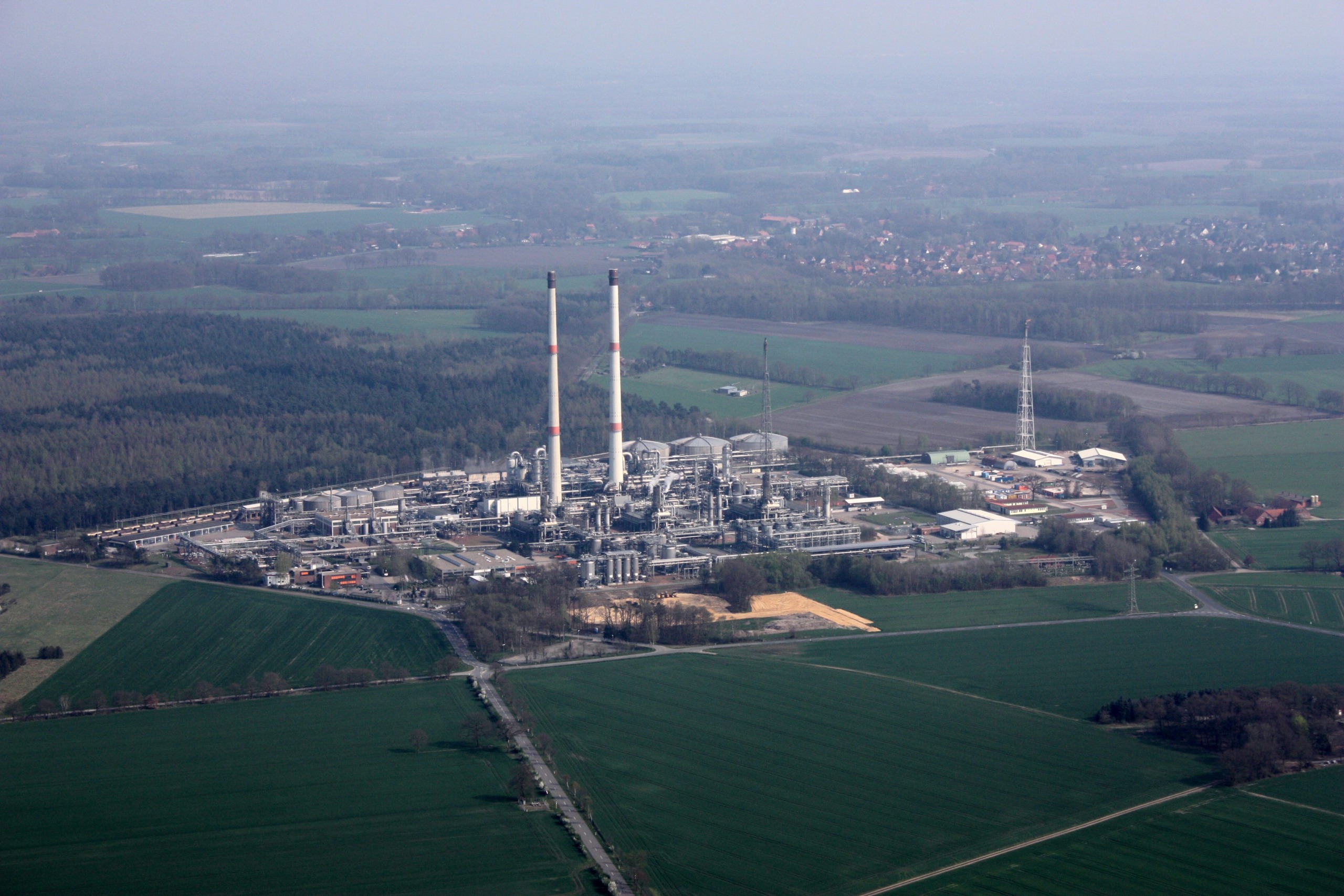 ExxonMobil's natural gas refinery in Germany, which is part of the German ExxonMobil subsidiary involved in the lawsuit against the EU