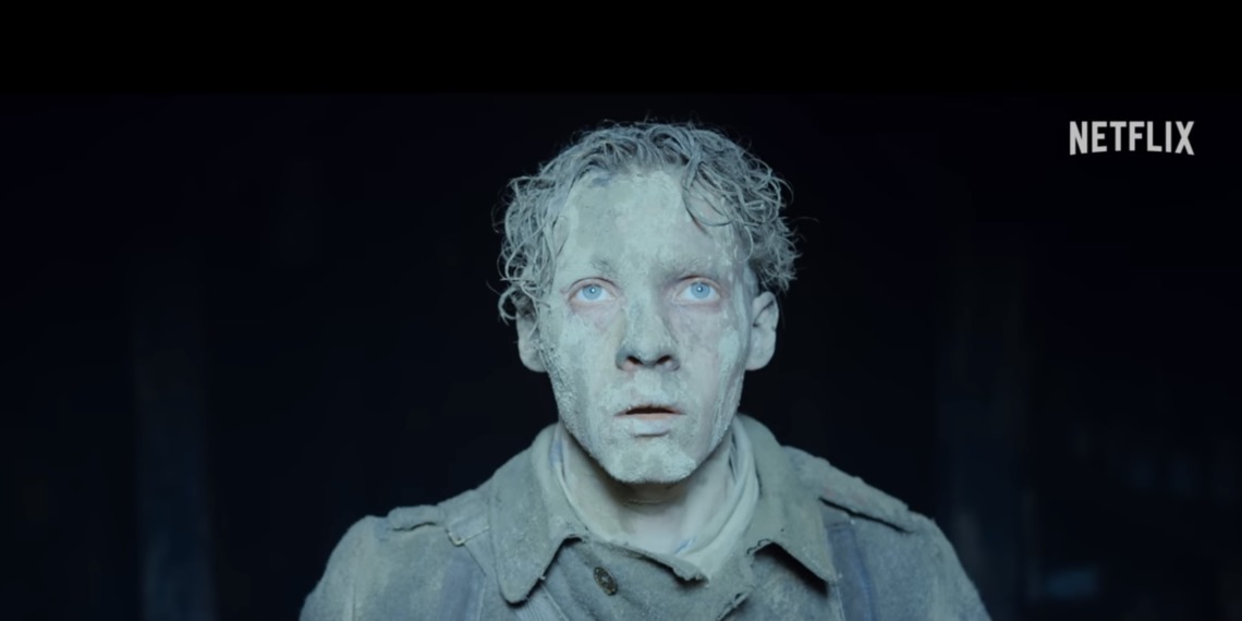 Framce from 2022 film, "All Quier on the Western Front"