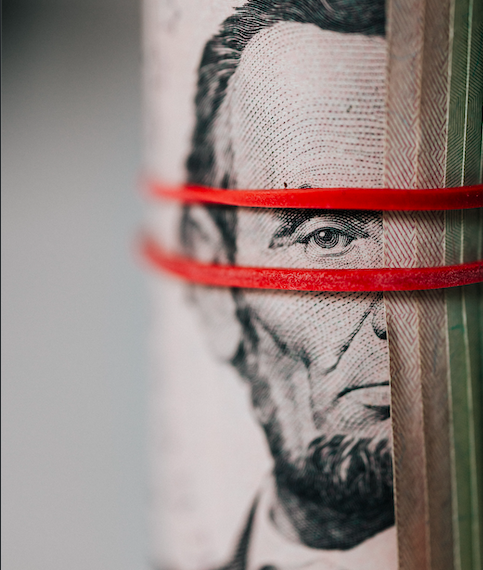 Wrapped up money. Karolina Grabowska