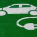 Electric car parking spot sign