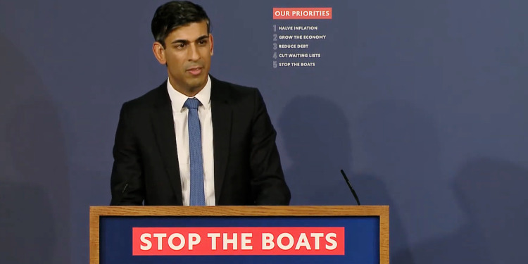 Rishi Sunak introduces the Illegal Migration or "Stop the Boats" Bill