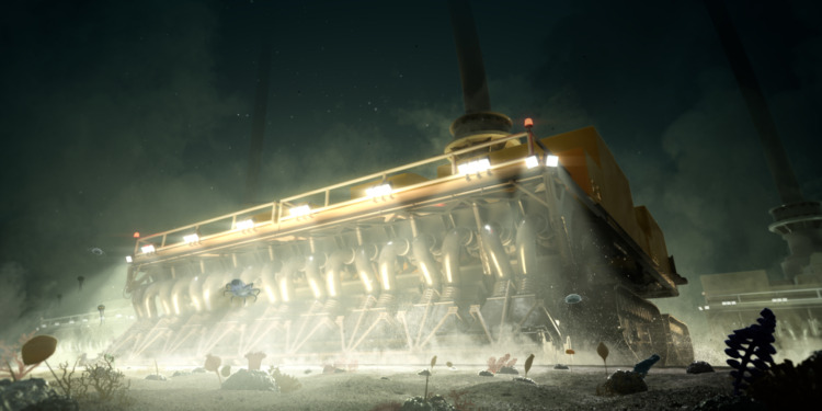 Frame from a Greenpeace animation on deep-sea mining