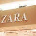 The sign on a Zara store.