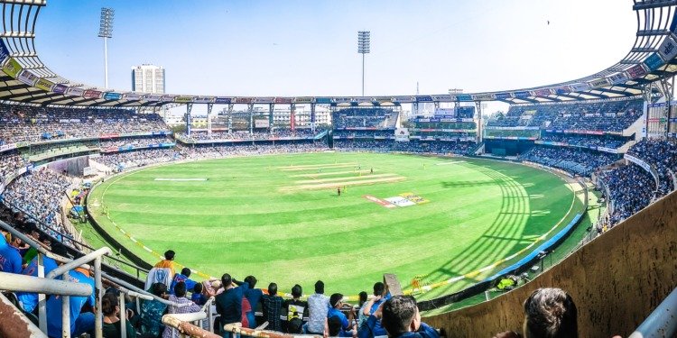 A picture of the Wankhede Cricket Stadium.
