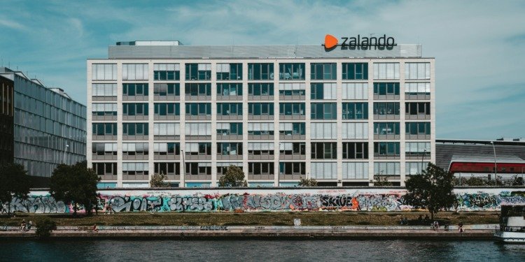 Zalando building in Berlin, Germany.