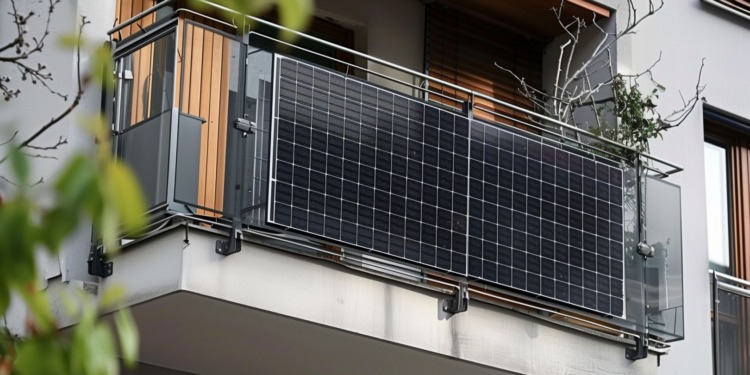 Solar panels on German balconies