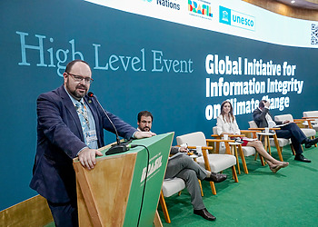 ESG News regarding COP30 Declaration on Information Integrity on Climate Change, Trump’s tariff volatility, EV boom in South America, and protests at COP30