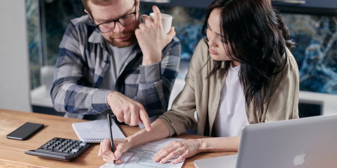 A couple looking to deal with their personal finances