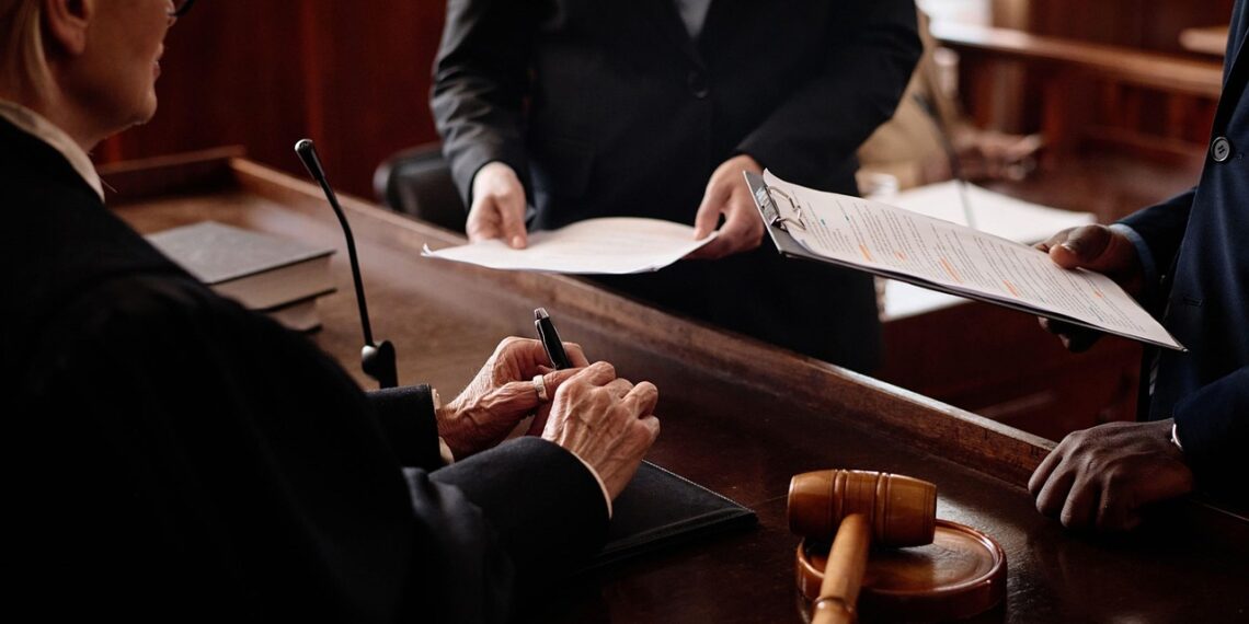 Personal Injury Attorney and a judge