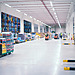 Warehousing done with robots helping with building an efficient supply chain.