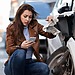 A woman at the crash site, calling your car accident lawyer is key