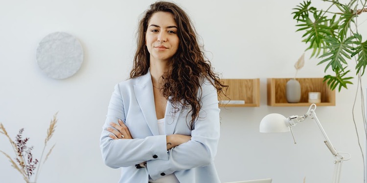 Woman in sustainable shipping