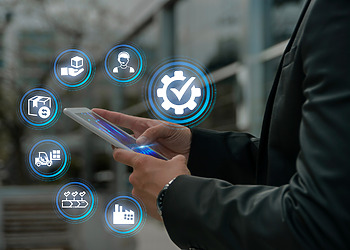 A man managing e‑commerce operations