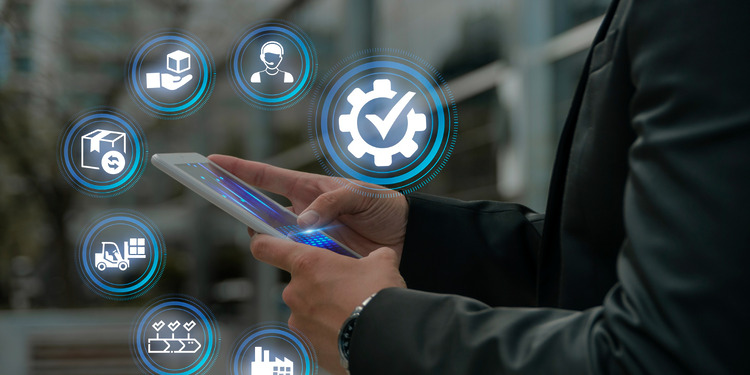 A man managing e‑commerce operations