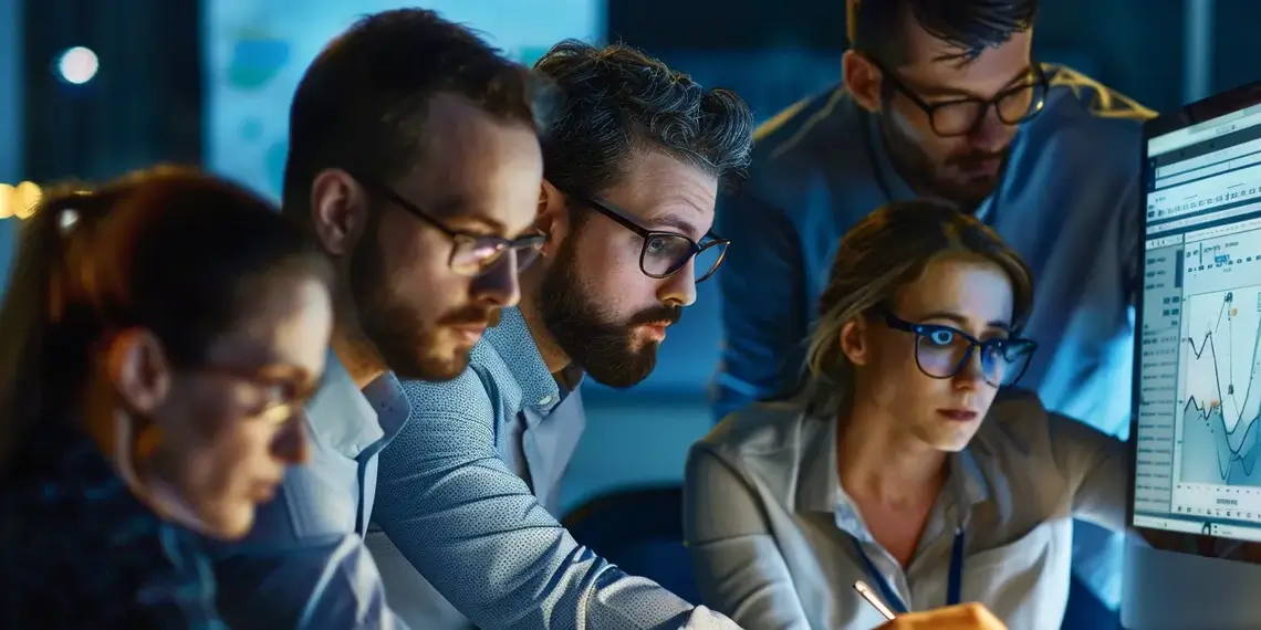 Team working with the SharePoint 2010 Connector