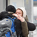 People fleeing the military offensive in Ukraine