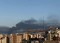 Smoke rises over Tehran following an Israeli attack on June 15, 2025