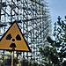 Nuclear warning signs in Pripyat, Ukraine
