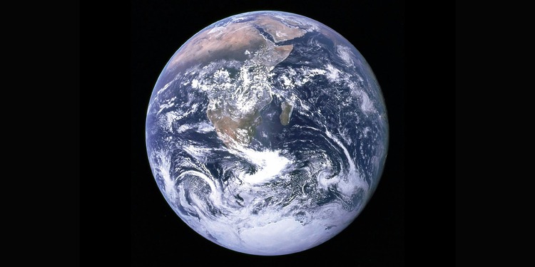 Earth viewed from space