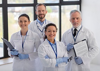 Healthcare Professionals in their hospital.