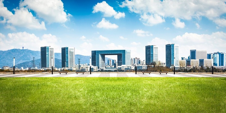 Modern Shanghai business district representing sustainable business expansion in China 2026.