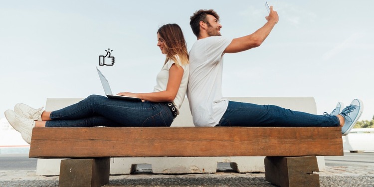 Man and a woman using Static Residential Proxy on their devices.