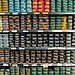 Tuna cans in a supermarket