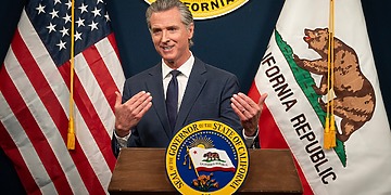 ESG news regarding Governor Gavin Newsom signs order to protect workers from AI, global GDP forecasts cut amid Iran-US-Israel conflict, EU launches a new waste tracking system, and TotalEnergies partners with Czech EPH