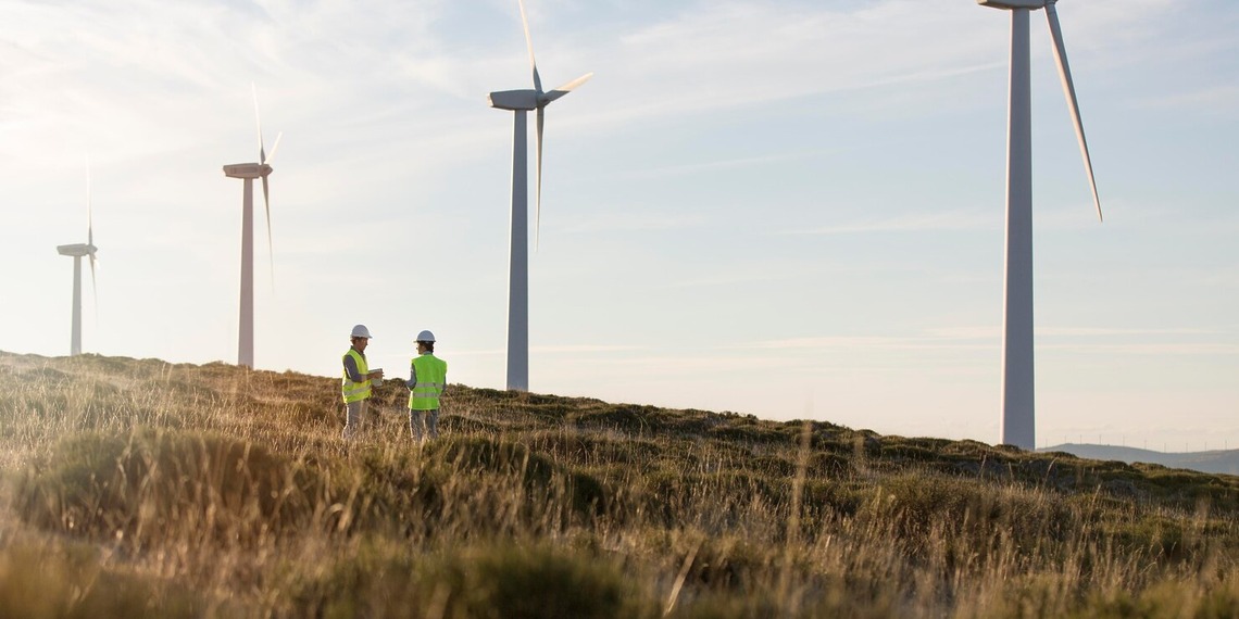 Wind farm in America
