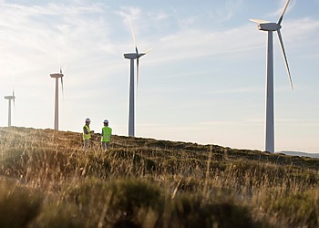Wind farm in America