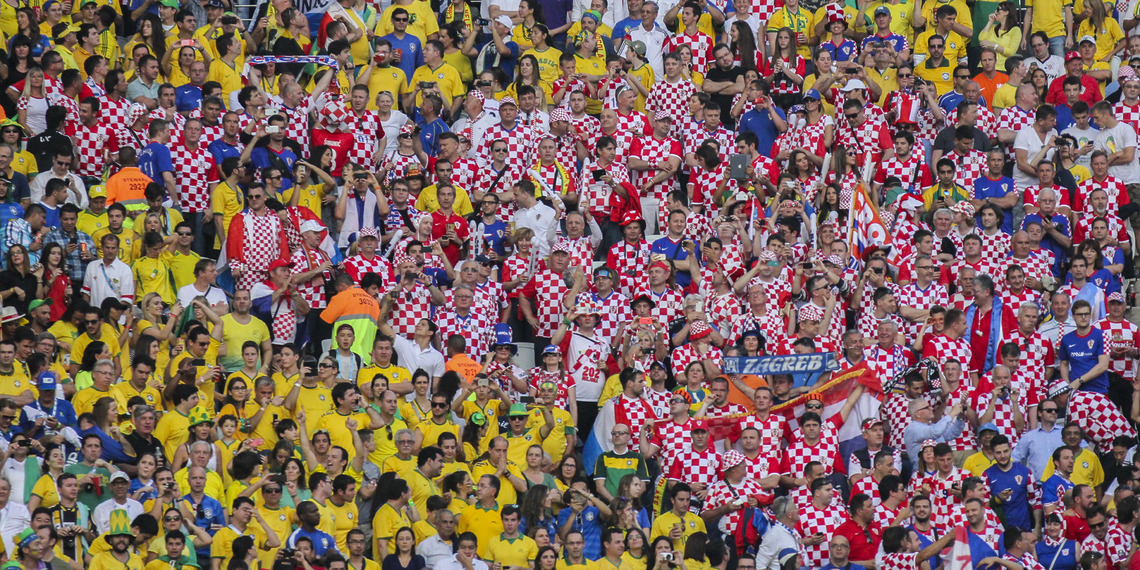 Brazil vs. Croatia match at the 2014 FIFA World Cup