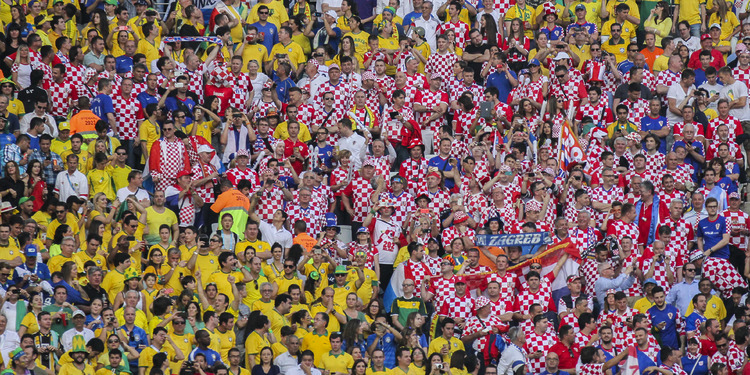 Brazil vs. Croatia match at the 2014 FIFA World Cup