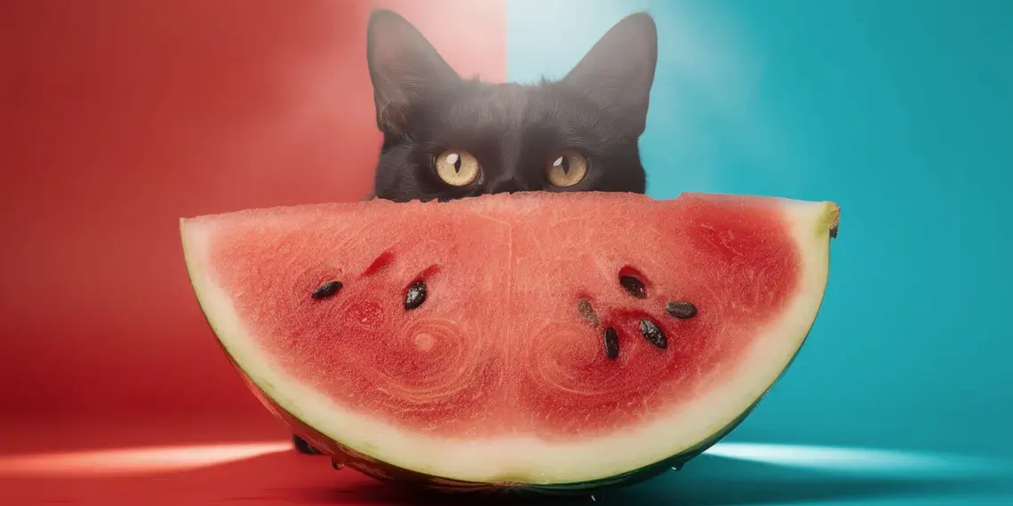 cat with a watermelon build using Flux2